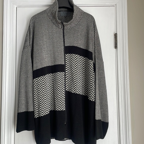 Roni Bis Zip Front Sweater Knit Jacket S/M - Picture 1 of 8